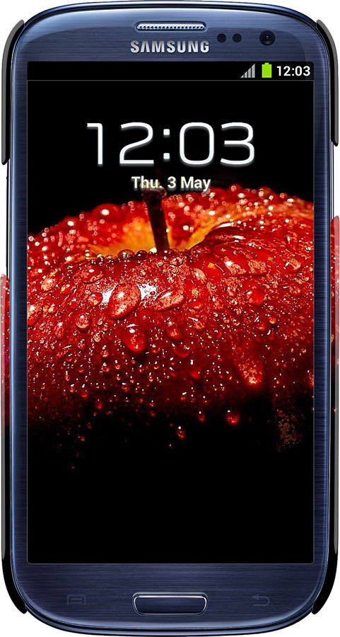 3D пластиковый глянцевый чехол Яблоко для Samsung Galaxy S3 i9300 - 6022c-11 изображение 