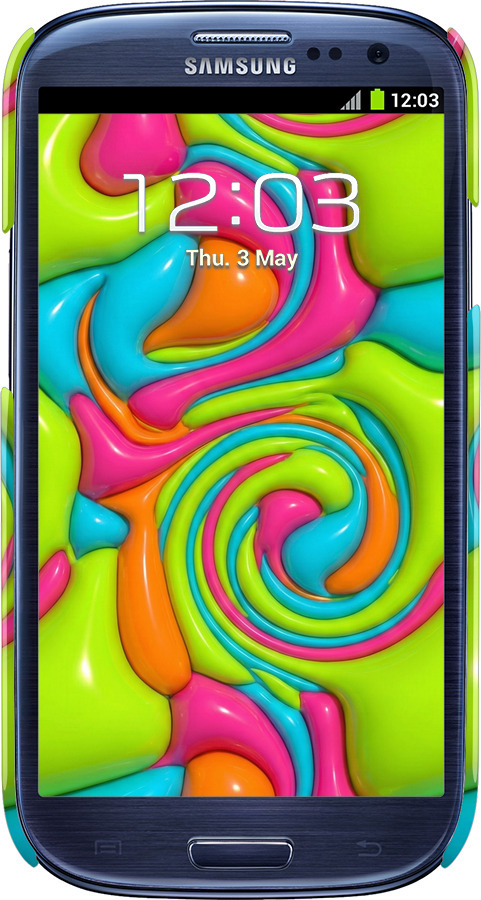 3D пластиковый матовый чехол Y2K Jelly Dream для Samsung Galaxy S3 i9300 - 6780m-11 изображение 