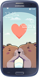 2D пластиковий чехол Капібара кохання для Samsung Galaxy S3 Duos I9300i - 6027t-50 изображение 