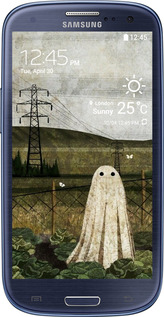 2D пластиковый чехол Иллюстрация призрак в капусте для Samsung Galaxy S3 Duos I9300i - 6440t-50 изображение 