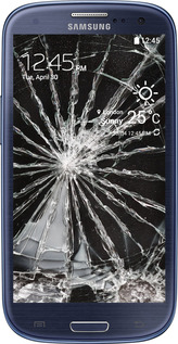 2D пластиковый чехол Glass для Samsung Galaxy S3 Duos I9300i - 6608t-50 изображение 