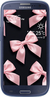 Силиконовый чехол Coquette Ribbons Dark Coquette для Samsung Galaxy S3 Duos I9300i - 6767u-50 изображение 