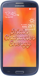 2D пластиковый чехол Aura Gradient Main Character Energy Aesthetic Y2K для Samsung Galaxy S3 Duos I9300i - 6783t-50 изображение 