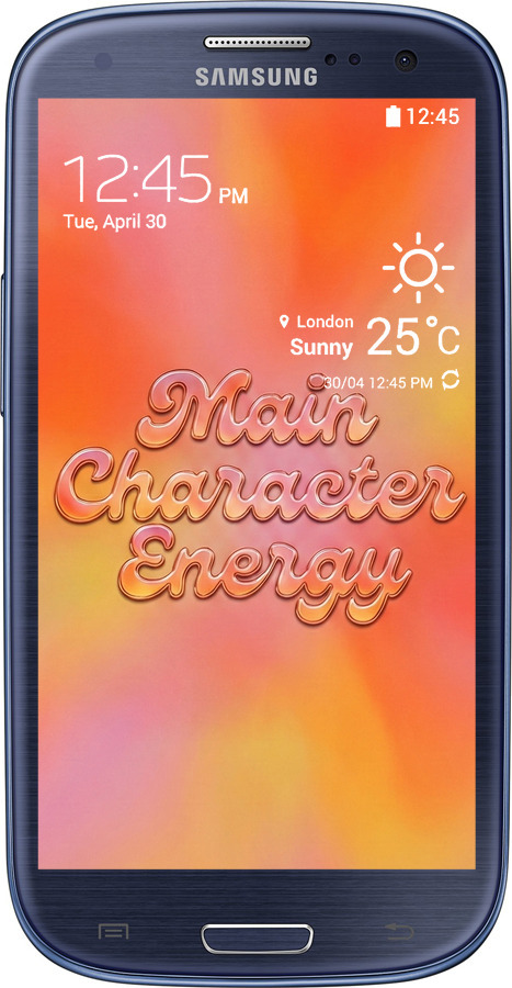 2D пластиковый чехол Aura Gradient Main Character Energy Aesthetic Y2K для Samsung Galaxy S3 Duos I9300i - 6783t-50 изображение 