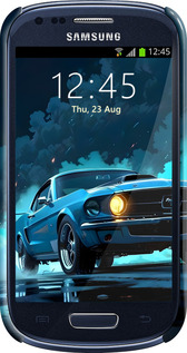 3D пластиковий глянцевий чехол Форд мустанг для Samsung Galaxy S3 mini - 6374c-31 изображение 