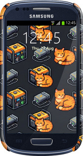 3D пластиковый глянцевый чехол Autonomous Zone для Samsung Galaxy S3 mini - 6771c-31 изображение 