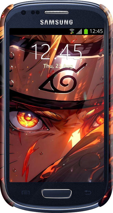 3D пластиковий глянцевий чехол Наруто для Samsung Galaxy S3 mini - 6277c-31 изображение 