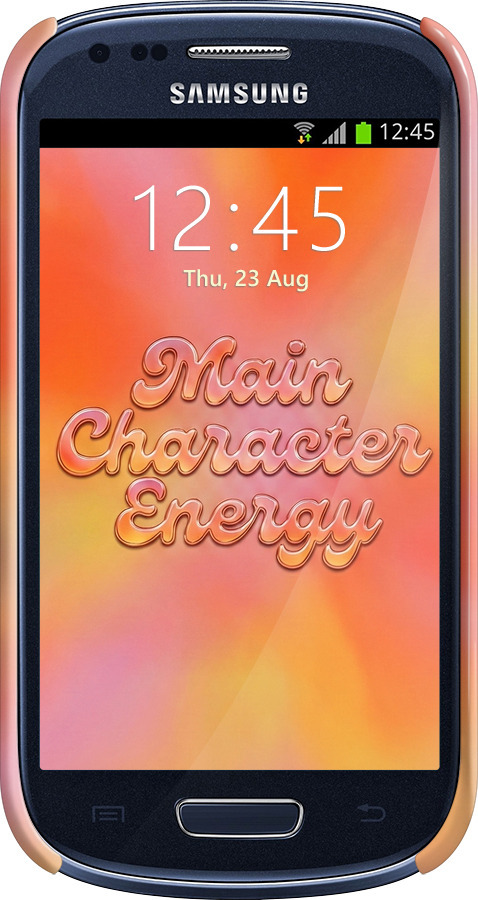 3D пластиковий матовий чехол Aura Gradient Main Character Energy Aesthetic Y2K для Samsung Galaxy S3 mini - 6783m-31 изображение 