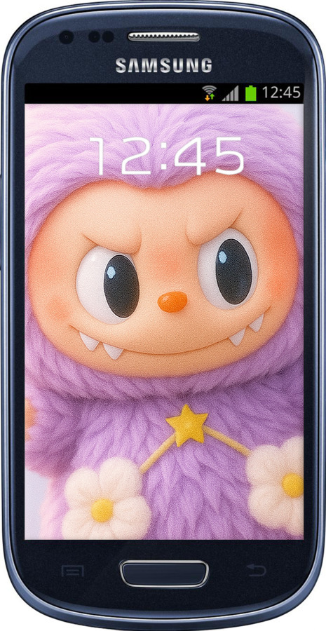 Силіконовий чехол Лабубу для Samsung Galaxy S3 mini - 6708u-31 изображение 