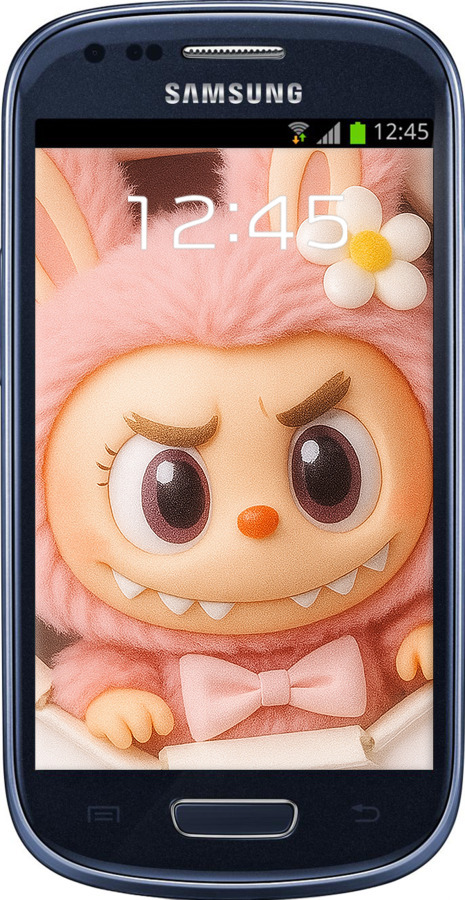 Силіконовий чехол Лабубу 2 для Samsung Galaxy S3 mini - 6710u-31 изображение 