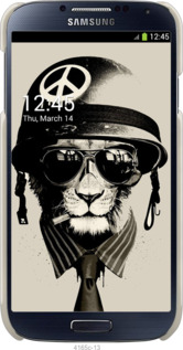 3D пластиковый глянцевый чехол tattoo soldier для Samsung Galaxy S4 i9500 - 4165c-13 изображение 