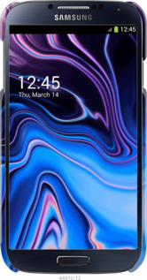 3D пластиковий глянцевий чехол Візерунок води для Samsung Galaxy S4 i9500 - 4491c-13 изображение 