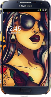 3D пластиковий матовий чехол № 5384 для Samsung Galaxy S4 i9500 - 5384m-13 изображение 