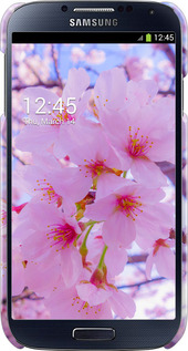 3D пластиковий глянцевий чехол Сакура для Samsung Galaxy S4 i9500 - 6029c-13 изображение 