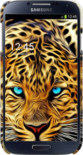 3D пластиковый глянцевый чехол Леопард для Samsung Galaxy S4 i9500 - 6611c-13 изображение 
