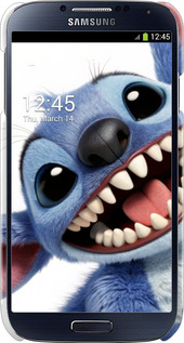 3D пластиковый глянцевый чехол Стич для Samsung Galaxy S4 i9500 - 6684c-13 изображение 