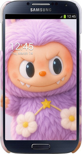 3D пластиковий матовий чехол Лабубу для Samsung Galaxy S4 i9500 - 6708m-13 изображение 