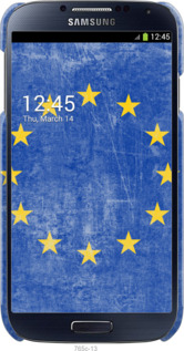3D пластиковый глянцевый чехол Евросоюз 4 для Samsung Galaxy S4 i9500 - 765c-13 изображение 