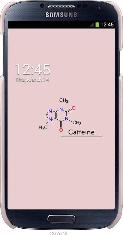 3D пластиковый глянцевый чехол Caffeine для Samsung Galaxy S4 i9500 - 4277c-13 изображение 