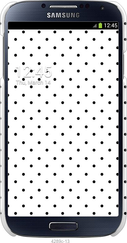 3D пластиковый матовый чехол Горох для Samsung Galaxy S4 i9500 - 4289m-13 изображение 