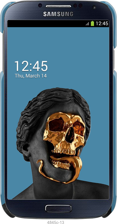 3D пластиковый глянцевый чехол Sculptures для Samsung Galaxy S4 i9500 - 4845c-13 изображение 