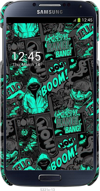 3D пластиковый глянцевый чехол № 5331 для Samsung Galaxy S4 i9500 - 5331c-13 изображение 