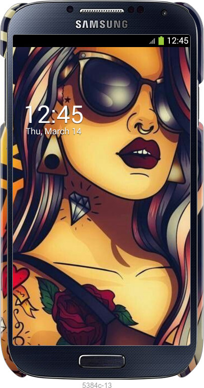 3D пластиковий матовий чехол № 5384 для Samsung Galaxy S4 i9500 - 5384m-13 изображение 