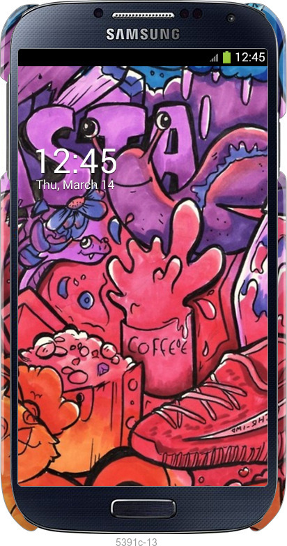 3D пластиковий матовий чехол № 5391 для Samsung Galaxy S4 i9500 - 5391m-13 изображение 
