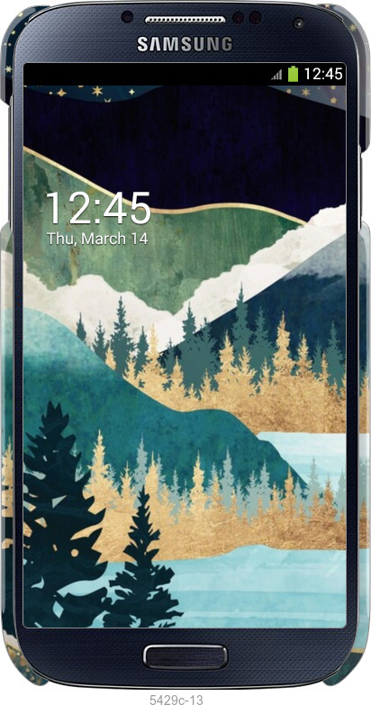 3D пластиковый матовый чехол № 5429 для Samsung Galaxy S4 i9500 - 5429m-13 изображение 