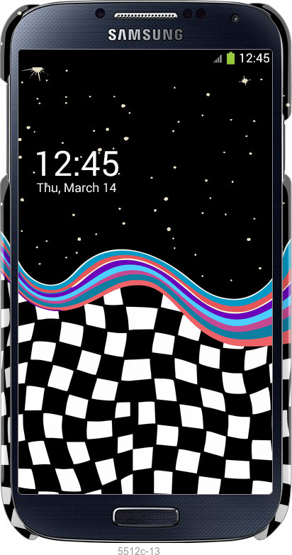 3D пластиковий матовий чехол Абстрактний космос для Samsung Galaxy S4 i9500 - 5512m-13 изображение 
