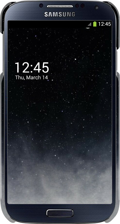3D пластиковий матовий чехол Голубые облака, Голубая луна для Samsung Galaxy S4 i9500 - 6396m-13 изображение 