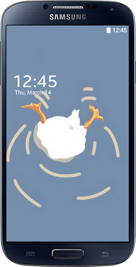 2D пластиковый чехол Гусь ныряет для Samsung Galaxy S4 i9500 - 6275t-13 изображение 