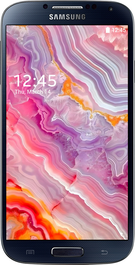 2D пластиковий чехол Мрамор 2 для Samsung Galaxy S4 i9500 - 6307t-13 изображение 