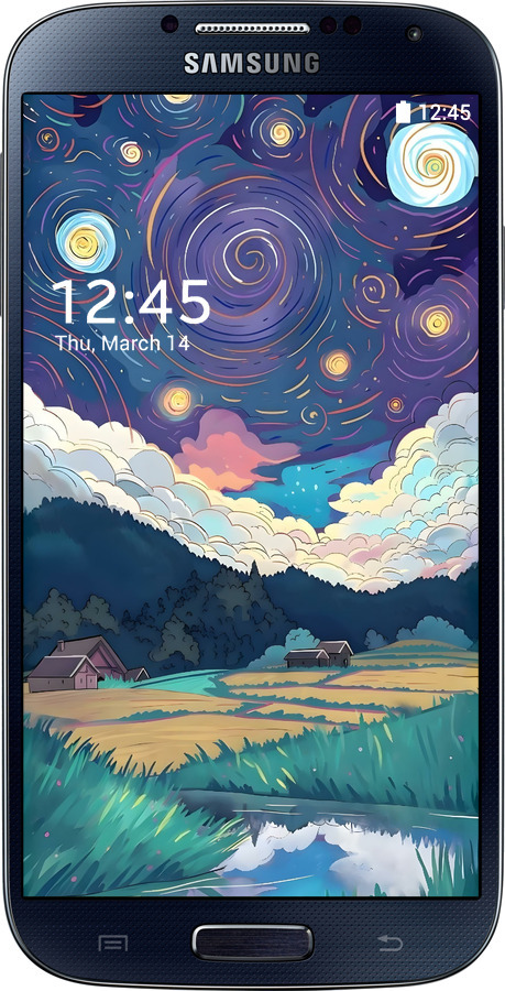 2D пластиковый чехол Креативный арт для Samsung Galaxy S4 i9500 - 6322t-13 изображение 