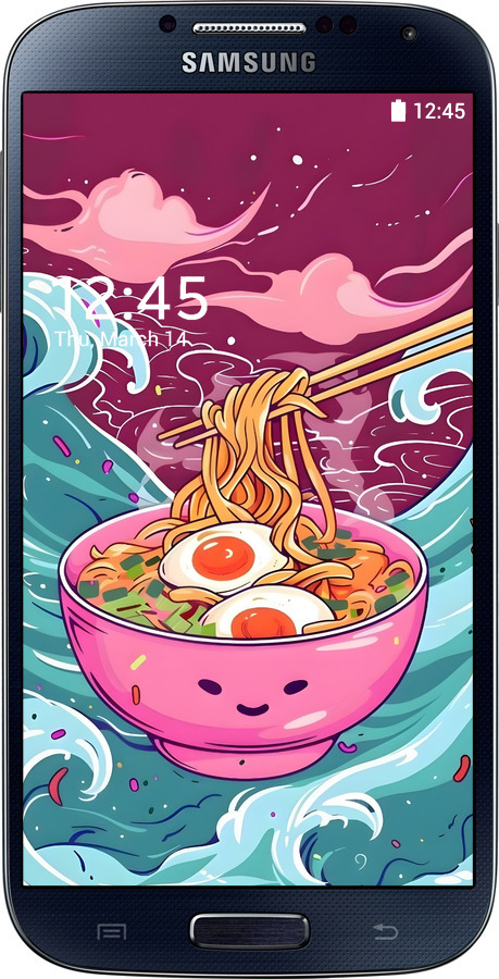 2D пластиковий чехол Рамен для Samsung Galaxy S4 i9500 - 6360t-13 изображение 