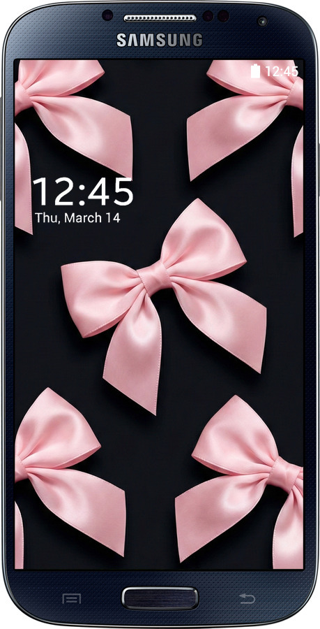 2D пластиковий чехол Coquette Ribbons Dark Coquette для Samsung Galaxy S4 i9500 - 6767t-13 изображение 