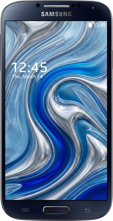 2D пластиковий чехол Liquid Chrome для Samsung Galaxy S4 i9500 - 6781t-13 изображение 