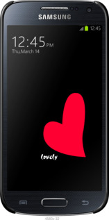 3D пластиковый матовый чехол Lovely для Samsung Galaxy S4 mini Duos GT i9192 - 4580m-63 изображение 