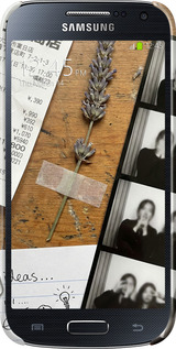 3D пластиковый матовый чехол Aesthetic Scrapbook Collage для Samsung Galaxy S4 mini - 6773m-32 изображение 