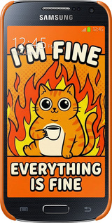 3D пластиковый матовый chehol(1620) - TRANSLATE NOT EXISTS 'Funny Cat' dlya(1621) - TRANSLATE NOT EXISTS Samsung Galaxy S4 mini - 6786m-32 изображение 1