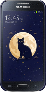 3D пластиковый матовый chehol(1620) - TRANSLATE NOT EXISTS 'Cute Cat Celestial/Witchy' dlya(1621) - TRANSLATE NOT EXISTS Samsung Galaxy S4 mini - 6787m-32 изображение 1
