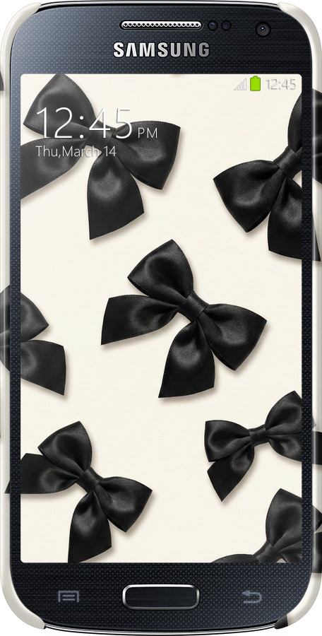 3D пластиковий матовий чехол Dark Coquette для Samsung Galaxy S4 mini - 6765m-32 изображение 