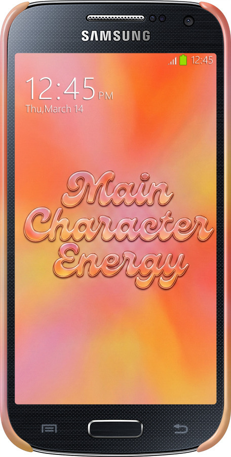 3D пластиковий матовий чехол Aura Gradient Main Character Energy Aesthetic Y2K для Samsung Galaxy S4 mini - 6783m-32 изображение 