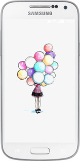 Силіконовий чехол Кульки для Samsung Galaxy S4 mini - 4387u-32 изображение 