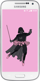 Силіконовий чехол Pink Wader для Samsung Galaxy S4 mini - 4456u-32 изображение 