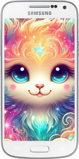 Силіконовий чехол Казкове кошеня для Samsung Galaxy S4 mini - 5813u-32 изображение 