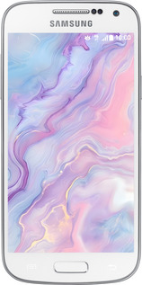 Силиконовый чехол Нежный мрамор для Samsung Galaxy S4 mini - 6310u-32 изображение 