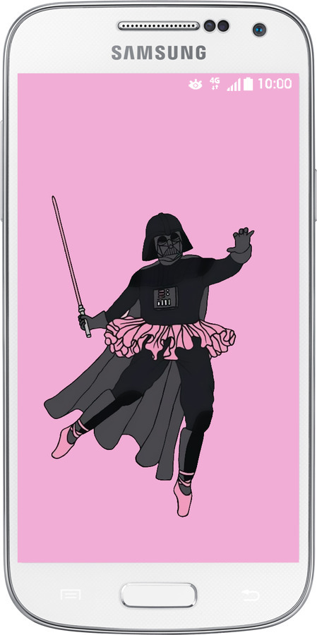 Силіконовий чехол Pink Wader для Samsung Galaxy S4 mini - 4456u-32 изображение 