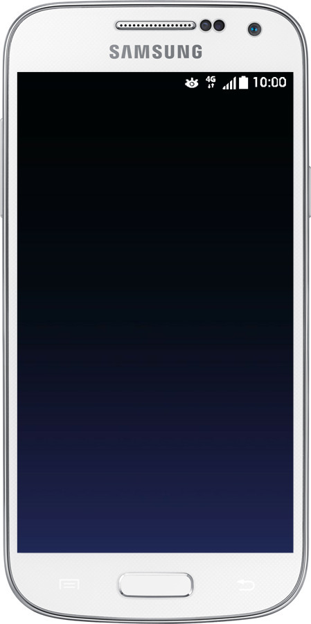 Силиконовый чехол Градиент в тёмно - синем стиле для Samsung Galaxy S4 mini - 6542u-32 изображение 