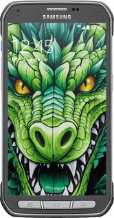 Силіконовий чехол Зелений дракон для Samsung Galaxy S5 Active G870 - 5816u-364 изображение 